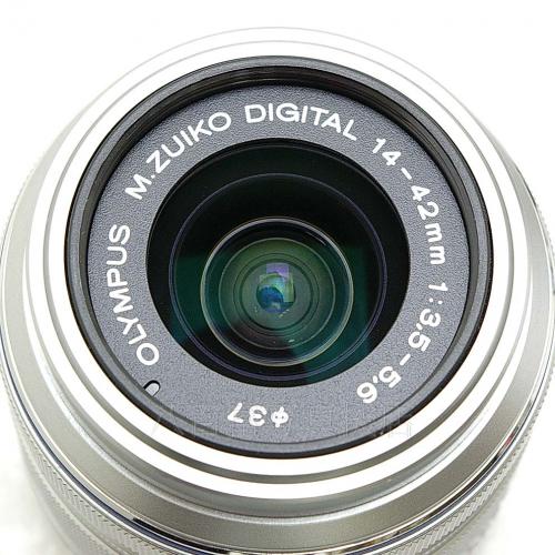 中古 オリンパス M.ZUIKO DIGITAL 14-42mm F3.5-5.6 II R MSC シルバー OLYMPUS 【中古レンズ】 12309