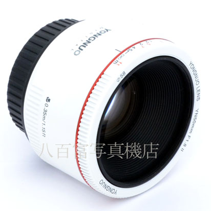 【中古】 ヨンヌオ YN 50mm F1.8 ホワイト キヤノン EOS用 YONGNUO 中古交換レンズ 45142