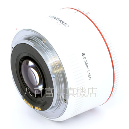 【中古】 ヨンヌオ YN 50mm F1.8 ホワイト キヤノン EOS用 YONGNUO 中古交換レンズ 45142