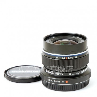 【中古】 オリンパス M.ZUIKO DIGITAL ED 12mm F2.0 ブラック OLYMPUS 中古レンズ 34116