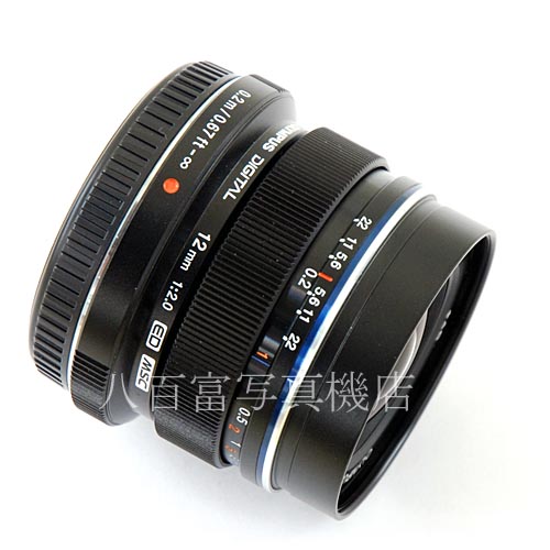 【中古】 オリンパス M.ZUIKO DIGITAL ED 12mm F2.0 ブラック OLYMPUS 中古レンズ 34116