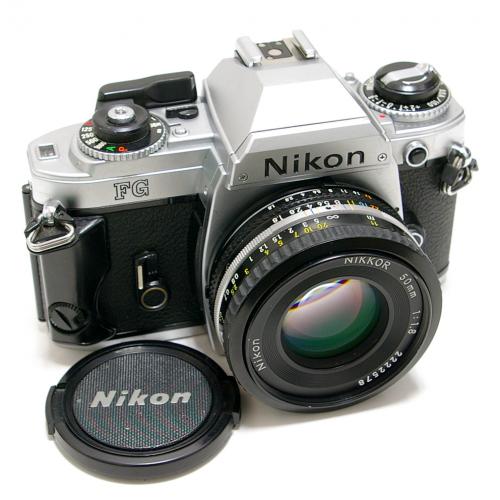販売済み 中古 ニコン FG シルバー 50mm F1.8S セット Nikon 【中古 