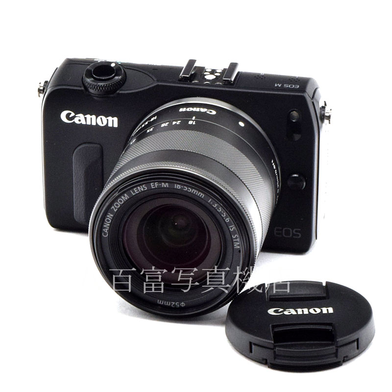 【中古】 キヤノン EOS M EF-M 18-55mmセット ブラック Canon 中古デジタルカメラ 53353
