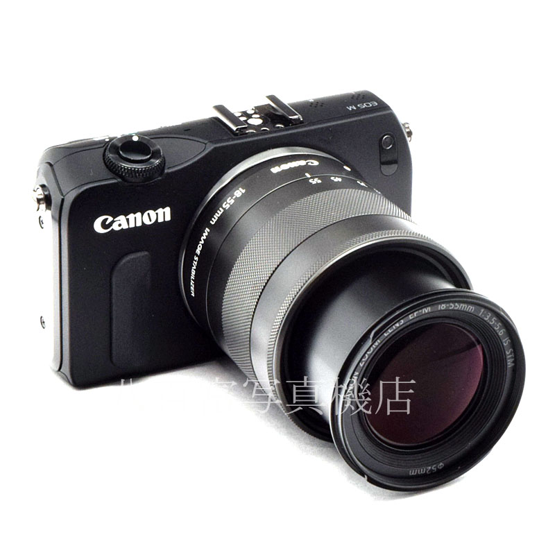 【中古】 キヤノン EOS M EF-M 18-55mmセット ブラック Canon 中古デジタルカメラ 53353