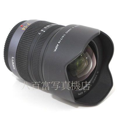 【中古】 パナソニック LUMIX G VARIO 7-14mm F4 ASPH. H-F007014 Panasonic 中古レンズ　40130