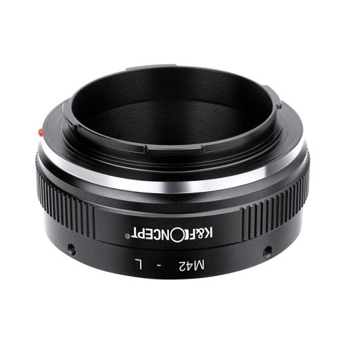K&F Concept レンズマウントアダプター / KF-42L / レンズ側：M42 ボディ側：ライカL