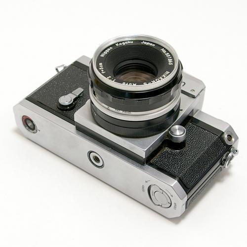 中古 ニコン F アイレベル シルバー 50cm F2 セット Nikon