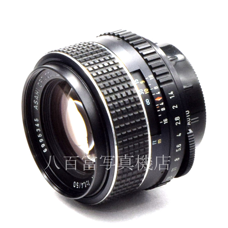 【中古】 アサヒペンタックス SMC Takumar 50mm F1.4 (後期型) M42マウント PENTAX 中古交換レンズ 53395