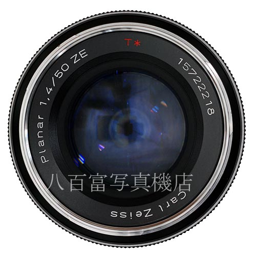 【中古】 ツアイス プラナー  T* 50mm F1.4 ZE キヤノンEOS用 Zeiss Planar 中古レンズ 40150