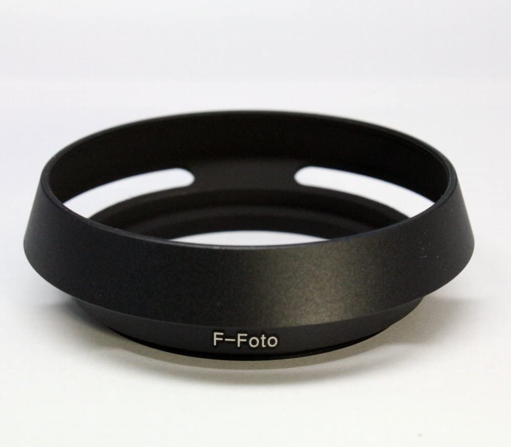 F-Foto クラシックメタルレンズフード 49mm ブラック  (各社対応、ねじ込み式) H49B エフフォト