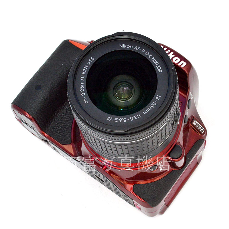 【中古】 ニコン D5500  AF-P 18-55mm F3.5-5.6G  ボディ レッド Nikon 中古デジタルカメラ 49358