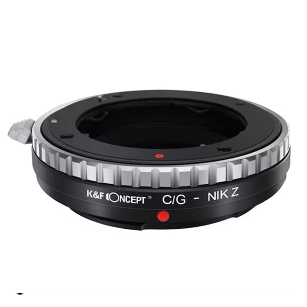 K&F Concept レンズマウントアダプター / KF-CGZ / レンズ側：コンタックスG ボディ側：ニコンZ
