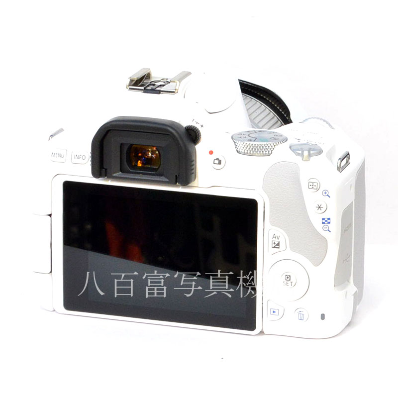 中古】 キヤノン EOS Kiss X9 ホワイト 18-55mm IS STMセット Canon