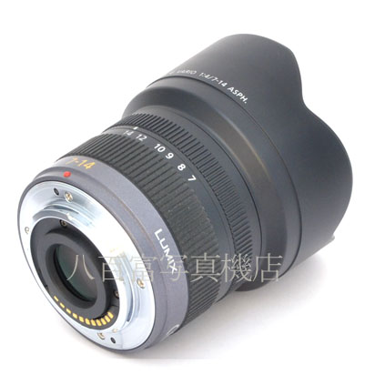 【中古】 パナソニック LUMIX G VARIO 7-14mm F4 ASPH. H-F007014 Panasonic 中古交換レンズ 43552