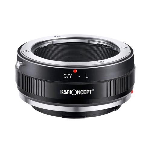 K&F Concept レンズマウントアダプター / KF-CYL / レンズ側：ヤシカ・コンタックス ボディ側：ライカL