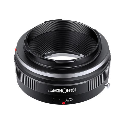 K&F Concept レンズマウントアダプター / KF-CYL / レンズ側：ヤシカ・コンタックス ボディ側：ライカL