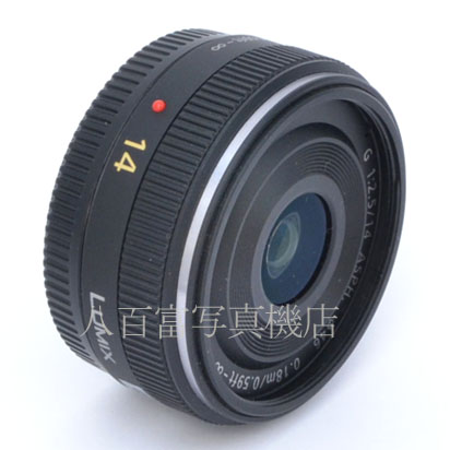 【中古】 パナソニックLUMIX G 14mm/F2.5 ASPH ブラック マイクロフォーサーズ用 Panasonic ルミックス H-H014 中古交換レンズ 45208