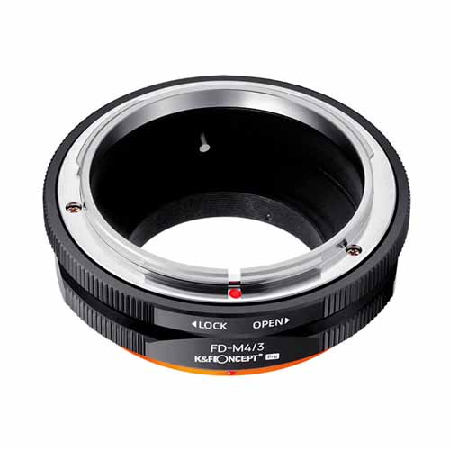 K&F Concept レンズマウントアダプター / KF-FDM43.P / レンズ側：キヤノンFD ボディ側：マイクロフォーサーズ