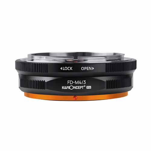 K&F Concept レンズマウントアダプター / KF-FDM43.P / レンズ側：キヤノンFD ボディ側：マイクロフォーサーズ