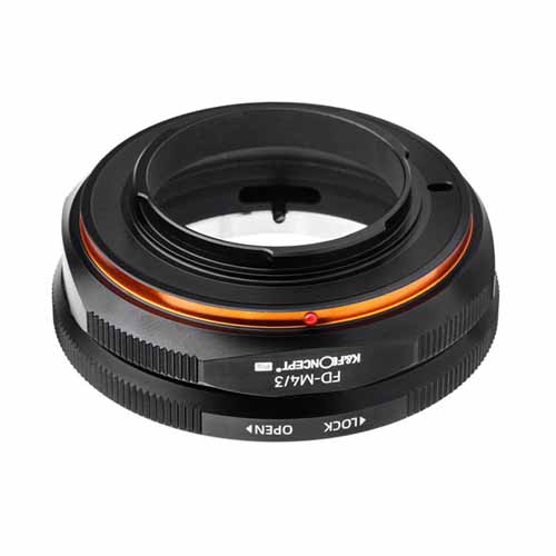 K&F Concept レンズマウントアダプター / KF-FDM43.P / レンズ側：キヤノンFD ボディ側：マイクロフォーサーズ