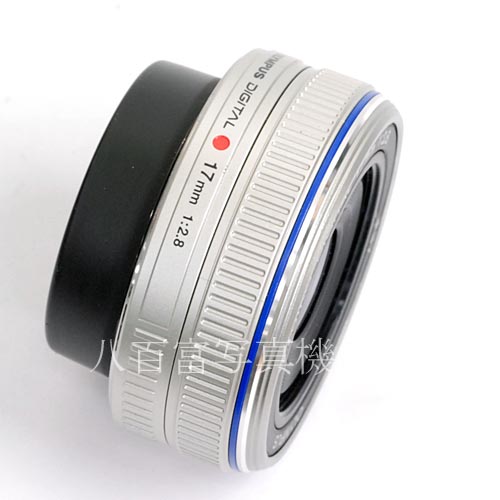 【中古】 オリンパス M.ZUIKO DIGITAL 17mm F2.8 シルバー マイクロフォーサーズ OLYMPUS　Mズイコー 中古交換レンズ 40133