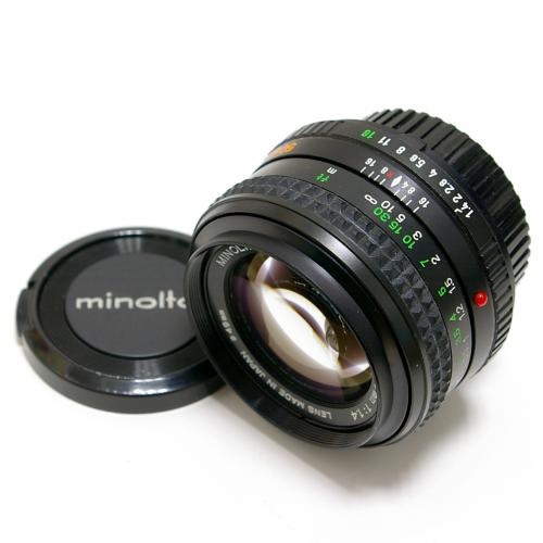 中古 ミノルタ MD ROKKOR 50mm F1.4 minolta 【中古レンズ】 00227