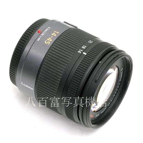 【中古】 パナソニック LUMIX G VARIO 14-45mm F3.5-5.6 O.I..S. マイクロフォーサーズ H-FS014045  Panasonic 中古レンズ 40282