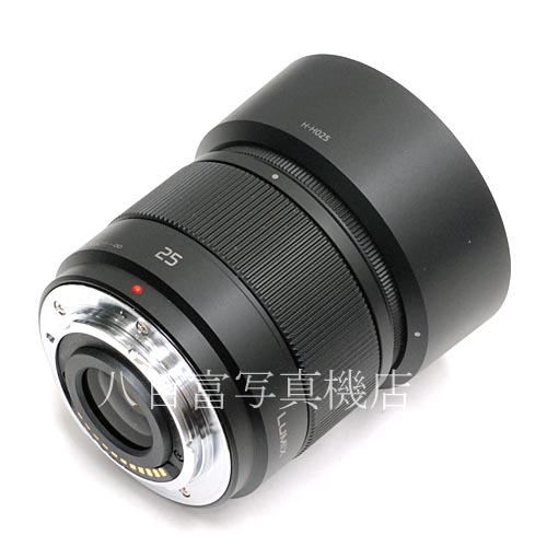 【中古】 パナソニックLUMIX G 25mm F1.7 ASPH. ブラック マイクロフォーサーズ用 Panasonic  中古レンズ 40279