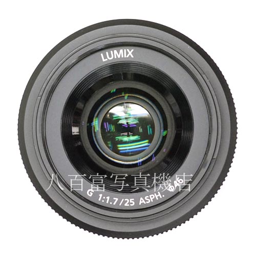 【中古】 パナソニックLUMIX G 25mm F1.7 ASPH. ブラック マイクロフォーサーズ用 Panasonic  中古レンズ 40279