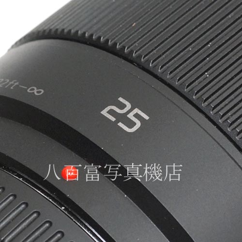 【中古】 パナソニックLUMIX G 25mm F1.7 ASPH. ブラック マイクロフォーサーズ用 Panasonic  中古レンズ 40279