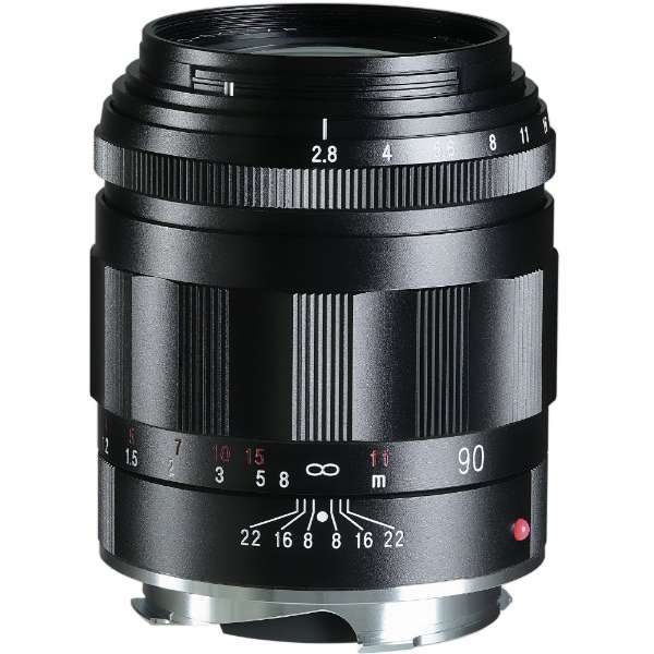 VM-Mount / フォクトレンダー Voigtlander アポスコパー APO-SKOPAR 90mm F2.8 VM BLACK ブラック / 中望遠レンズ / ライカMマウント互換 VMマウント