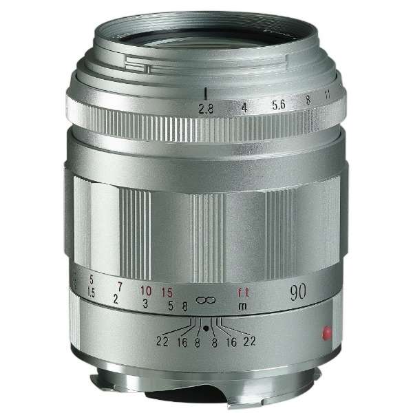 VM-Mount / フォクトレンダー Voigtlander アポスコパー APO-SKOPAR 90mm F2.8 VM SILVER シルバー / 中望遠レンズ / ライカMマウント互換 VMマウント