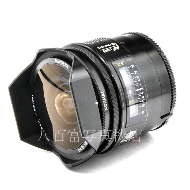 【中古】 ミノルタ AF 16mm F2.8 FISHEYE αシリーズ MINOLTA フィッシュアイ 中古交換レンズ 53526