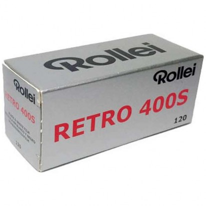 ローライ　RETRO 400S 120-12枚撮り [白黒フィルム]Rollei