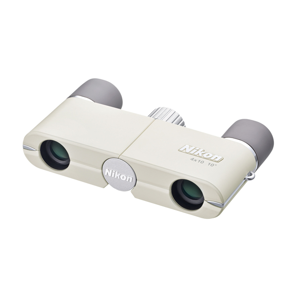 《新製品予約》 ニコン 双眼鏡 Nikon 遊 4x10D CF / アイボリーホワイト