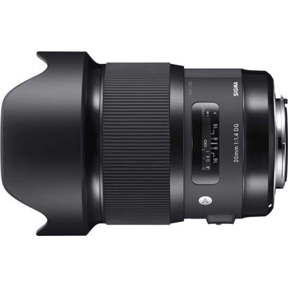 《生産完了》 シグマ SIGMA 20mm F1.4 DG HSM Art / SIGMA SA / 広角レンズ / 35mmフルサイズ対応 / シグマ SAマウント