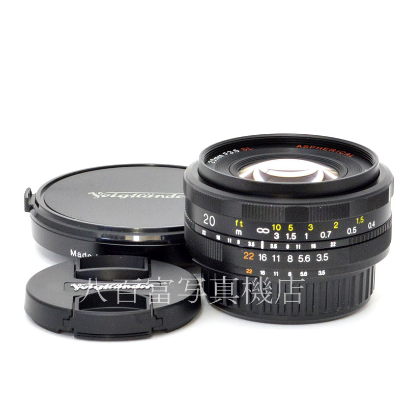 【中古】 フォクトレンダー COLOR SKOPAR 20mm F3.5 SLIIN ニコンAi-s用 Voigtlander カラースコパー 中古交換レンズ 49553