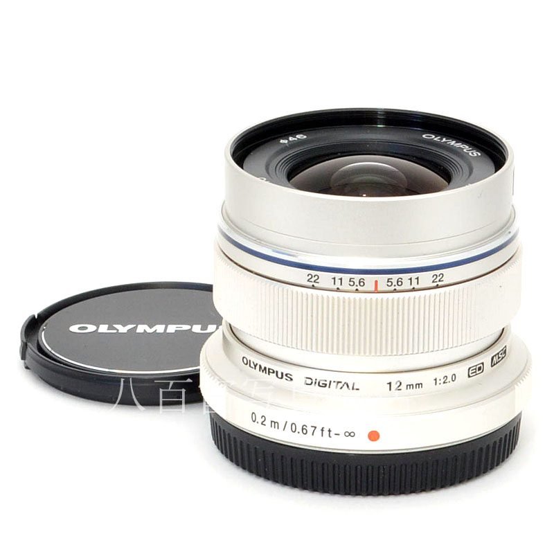 【中古】 オリンパス M.ZUIKO DIGITAL ED 12mm F2.0 シルバー OLYMPUS 中古交換レンズ 49505