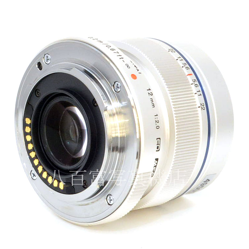 【中古】 オリンパス M.ZUIKO DIGITAL ED 12mm F2.0 シルバー OLYMPUS 中古交換レンズ 49505