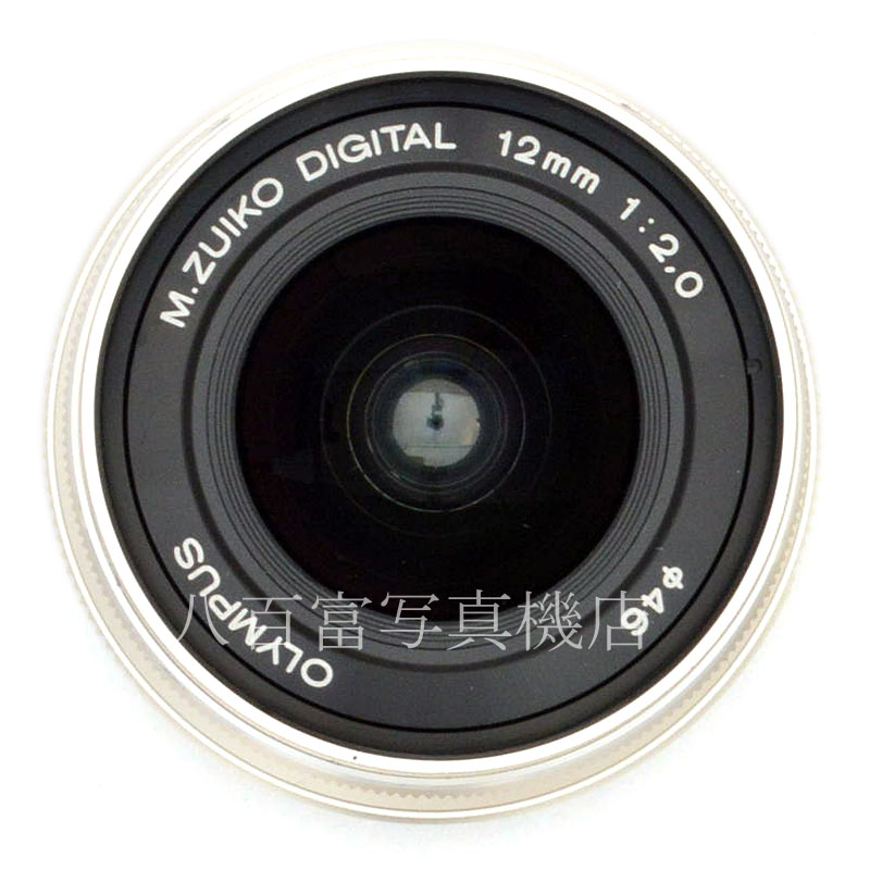 【中古】 オリンパス M.ZUIKO DIGITAL ED 12mm F2.0 シルバー OLYMPUS 中古交換レンズ 49505