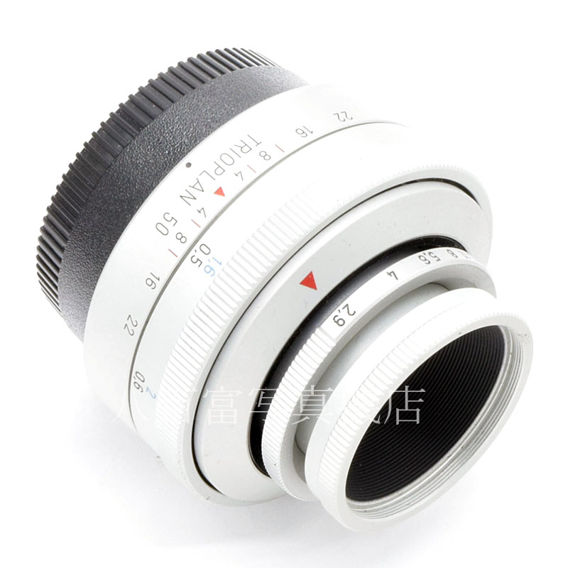 【中古】 メイヤー トリオプラン 50mm F2.9 シルバー ニコンF用 Meyer Optik Görlitz 中古交換レンズ49560