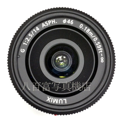 【中古】 パナソニック LUMIX G 14mm/F2.5 ASPH ブラック マイクロフォーサーズ用 Panasonic ルミックス H-H014 中古交換レンズ 45264