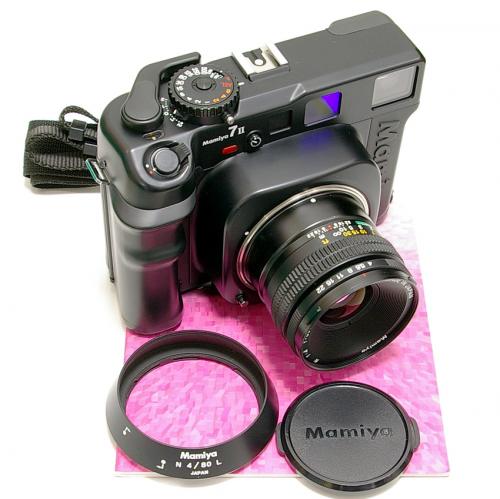 中古 マミヤ 7II 80mm F4 セット Mamiya