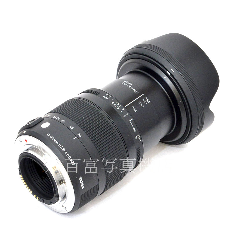 【中古】シグマ 17-70mm F2.8-4 DC MACRO HSM -Cont- シグマSA用 SIGMA 中古レンズ 30574