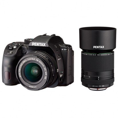 ペンタックス PENTAX K-70 300WズームREキット [ブラック] デジタル一眼レフカメラ