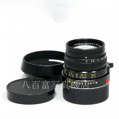 【中古】 ライカ SUMMICRON-M 50mm F2 ブラック Leica ズミクロン 中古レンズ 34582