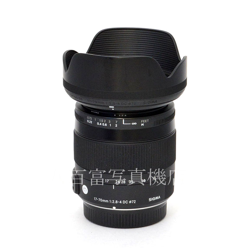 【中古】シグマ 17-70mm F2.8-4 DC MACRO HSM -Cont- ペンタックスAF用 SIGMA 中古交換レンズ 41104