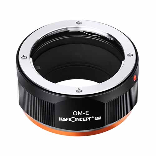 K&F Concept レンズマウントアダプター / KF-OME.P / レンズ側：オリンパスOM ボディ側：ソニーE