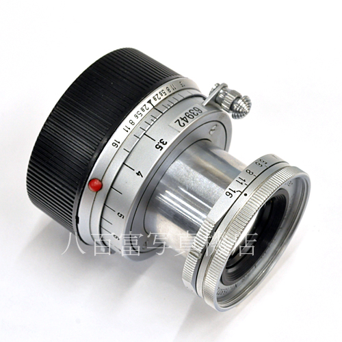 【中古】 ライカ ライツ エルマー 5cm F2.8 feet ライカMマウント シルバー Leica Leitz Elmar 中古交換レンズ