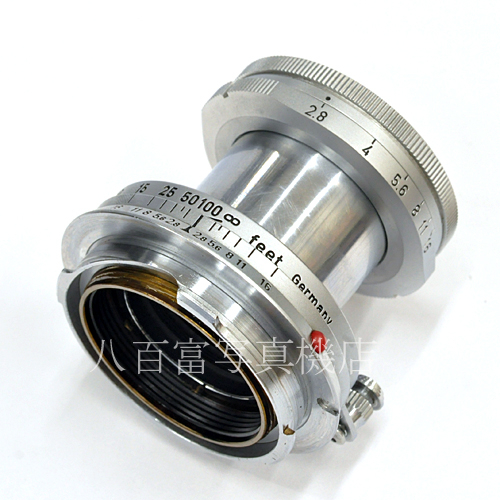【中古】 ライカ ライツ エルマー 5cm F2.8 feet ライカMマウント シルバー Leica Leitz Elmar 中古交換レンズ